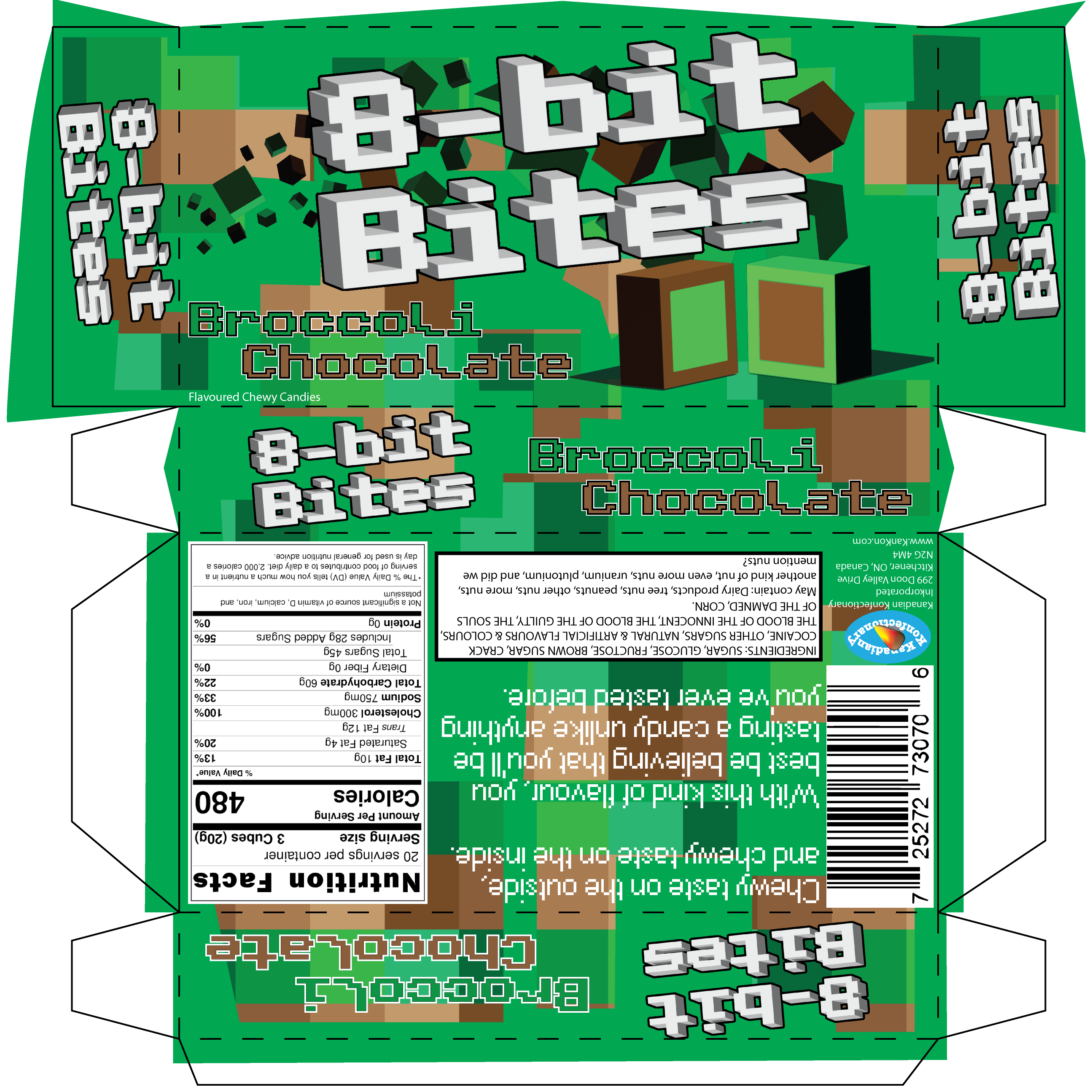 The green version of the 8-Bit Bites package.